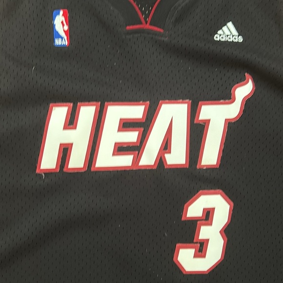 Adidas Miami Heat Wade Jersey - Picture 2 of 10